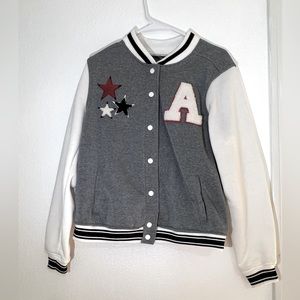 Women’s Gray “A Varsity Jacket” Joe Boxer